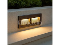 6 x led trapverlichting – 3w – 3000k warm wit – ip65 – rechthoekig – ly06 - afbeelding 3 van  4