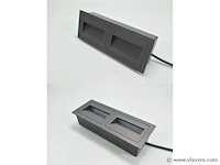 6 x led trapverlichting – 3w – 3000k warm wit – ip65 – rechthoekig – ly06 - afbeelding 4 van  4