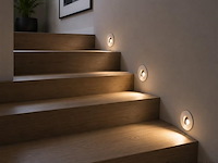 6 x led trapverlichting 3w – 4000k neutraal wit - matchroom – ip20 – yakut - afbeelding 3 van  5