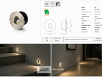 6 x led trapverlichting 3w – 4000k neutraal wit - matchroom – ip20 – yakut - afbeelding 6 van  6
