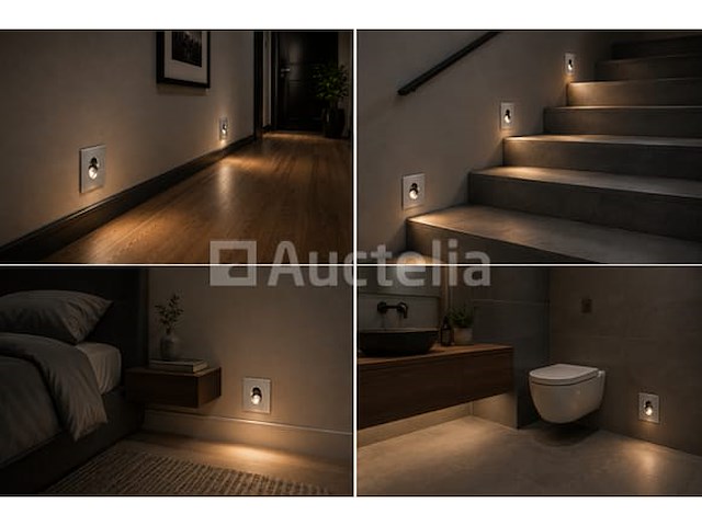 6 x led trapverlichting 3w – 4000k neutraal wit - matchroom – ip20 – zümrüt - afbeelding 4 van  5