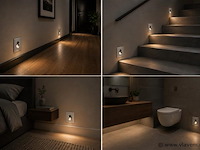 6 x led trapverlichting 3w – 4000k neutraal wit - matchroom – ip20 – zümrüt - afbeelding 3 van  5