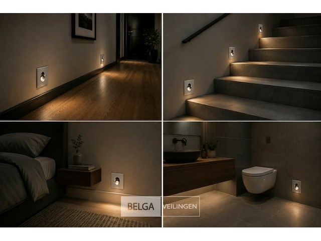 6 x led trapverlichting 3w – 4000k neutraal wit - matchroom – ip20 – zümrüt - afbeelding 4 van  6