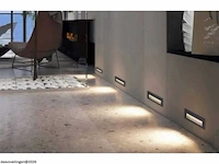 6 x led trapverlichting – 6w – 3000k warm wit – ip65 – rechthoekig – ly05 - afbeelding 6 van  6