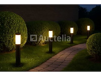 6 x led tuinpaalverlichting – 60 cm – 7w – warm wit 3000k – model sla 38 - afbeelding 1 van  4