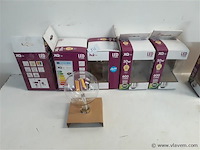 6 x led vervanglamp grote peer 6w e27 - afbeelding 1 van  2