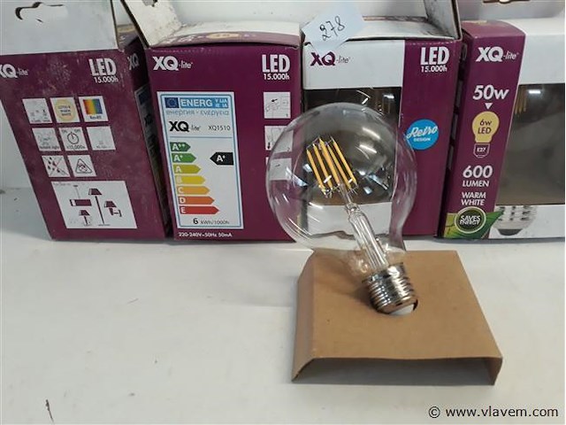 6 x led vervanglamp grote peer 6w e27 - afbeelding 2 van  2