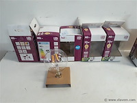 6 x led vervanglamp grote peer 6w e27 - afbeelding 1 van  2