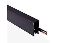 6 x magnetische rail voor opbouw – 20mm – 48v – 2 meter – zwart - afbeelding 3 van  5