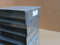 6 x mecano terugslagklep horiz. 55x220 - afbeelding 3 van  3