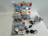 6 x meubelglijders met nagel 30 mm 16 stuks - afbeelding 1 van  3