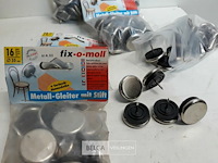 6 x meubelglijders met nagel 30 mm 16 stuks - afbeelding 3 van  3