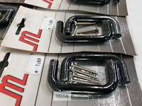 6 x meubelgreep pvc zwart 64 mm 2 stuks - afbeelding 3 van  3
