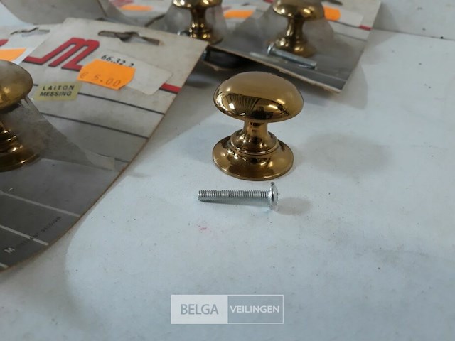 6 x meubeltop messing 32 mm - afbeelding 3 van  3