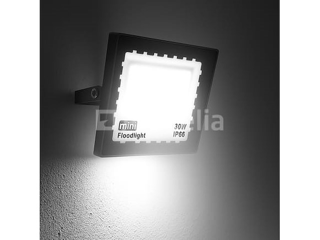 6 x mini 30w led-schijnwerper – 6500k cool white – ip65 waterdicht - afbeelding 4 van  5