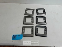 6 x niko afdekplaat 1v oud model 3 x brons + 3 x antraciet - afbeelding 2 van  3