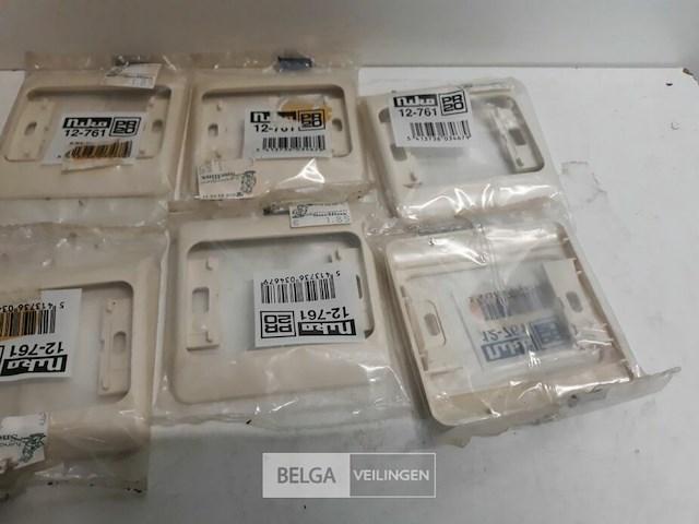 6 x niko afdekplaat 1v oud model ivoor - afbeelding 3 van  3