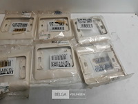 6 x niko afdekplaat 1v oud model ivoor - afbeelding 3 van  3
