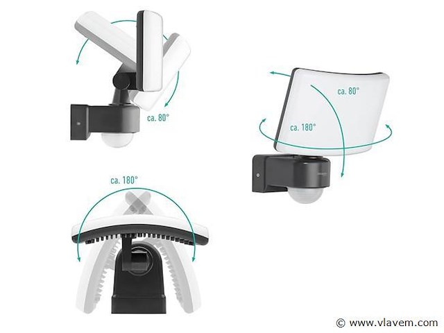 6 x novalight led breedstraler 30 watt met pir - afbeelding 2 van  7
