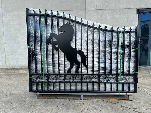 6 x ongebruikte dubbele poorten - 5960mm - horse - afbeelding 2 van  9