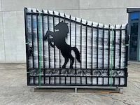 6 x ongebruikte dubbele poorten - 5960mm - horse - afbeelding 2 van  9