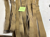 6 x paar britse militaire riemen wo2 - afbeelding 1 van  2