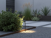 6 x prikspot tuinlamp gu10 fitting 60cm zwart draaibaar waterdicht - afbeelding 3 van  12