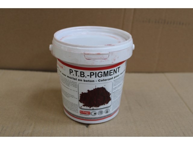 6 x p.t.b. pigment m rood - 0.75 kg - afbeelding 1 van  1