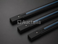 6 x railverlichting track – 1 fase – 3 meter – zwart - lighting track - afbeelding 3 van  5