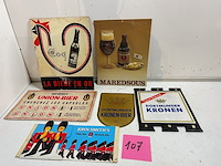 6 x reclame bier - afbeelding 1 van  2