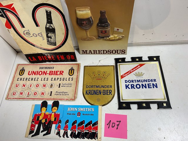 6 x reclame bier - afbeelding 2 van  2