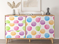 6 x rewallpaper polka dot behang (zelfklevend) - afbeelding 3 van  4