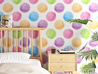 6 x rewallpaper polka dot behang (zelfklevend) - afbeelding 4 van  4