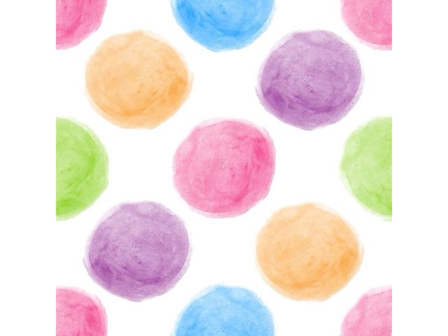 6 x rewallpaper polka dot behang (zelfklevend) - afbeelding 1 van  4
