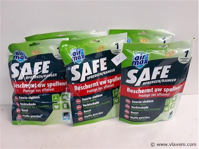 6 x safe opberger bison - afbeelding 1 van  2