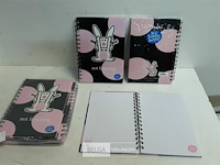 6 x schrift bunny met lijnen - afbeelding 1 van  3