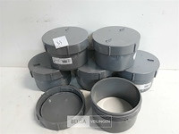 6 x schroefstop 125mm pvc lijmverbinding - afbeelding 1 van  3