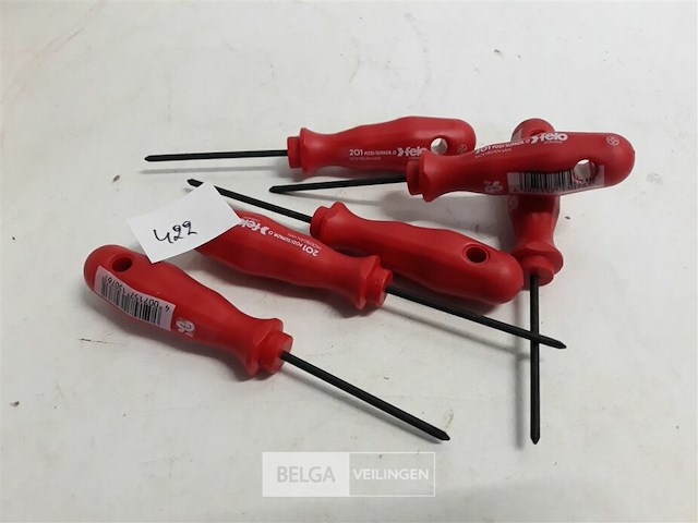 6 x schroevendraaier kruis pz 0 felo - afbeelding 2 van  3