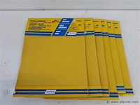 6 x schuurpapier mix korrels 3 vellen - afbeelding 1 van  2