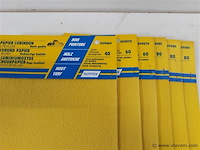 6 x schuurpapier mix korrels 3 vellen - afbeelding 2 van  2