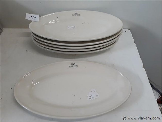 6 x serveerbord royal boch - afbeelding 1 van  2