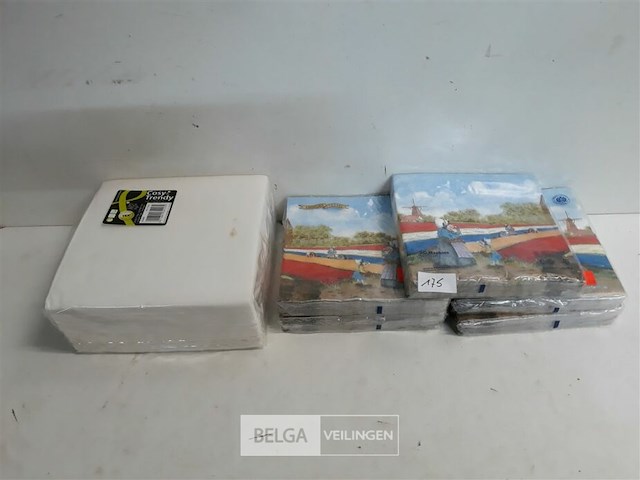 6 x servetten 2 assorti - afbeelding 2 van  3