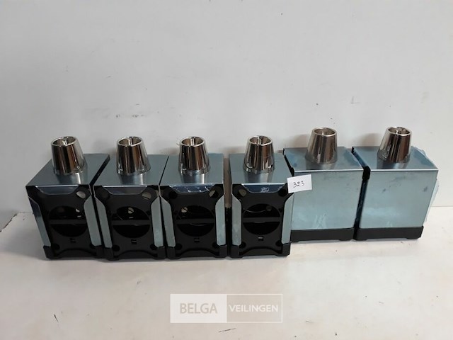 6 x servettenhouder inox - afbeelding 2 van  3