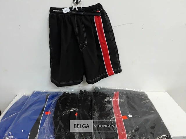 6 x short mix maten blauw-zwart - afbeelding 1 van  3