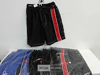 6 x short mix maten blauw-zwart