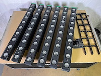 6 x showtec active sunstrip xlr3-pin w/lamp 50w 35° w/brackets - afbeelding 5 van  12
