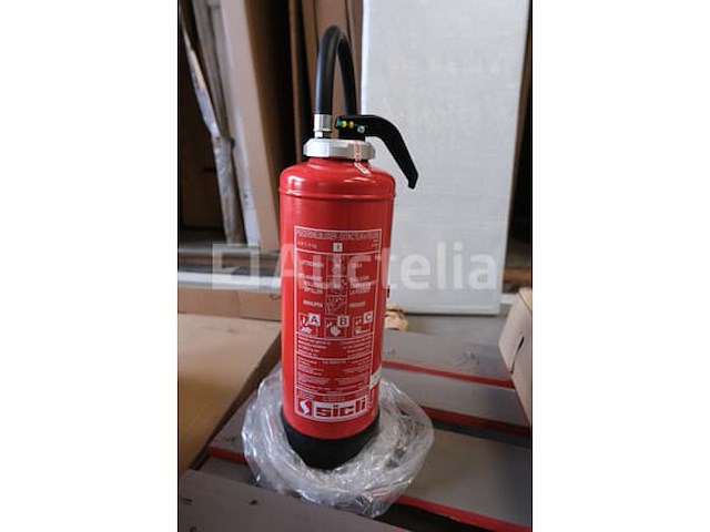 6 x sicli 6 kg poederbrandblussers - afbeelding 1 van  6