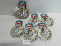 6 x sleutelhanger met lamp