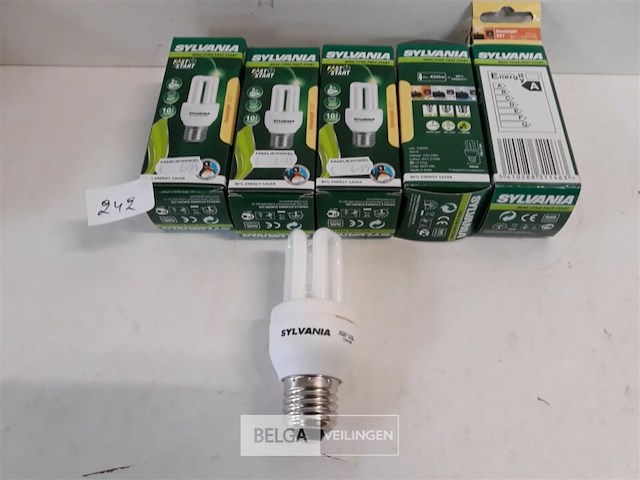 6 x spaarlamp e27 8w mini - afbeelding 2 van  3