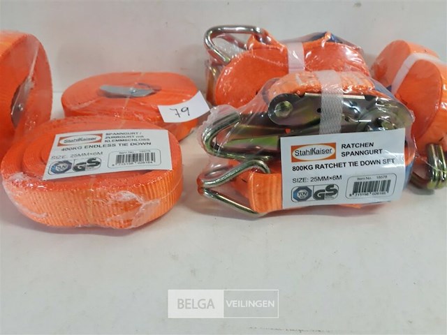 6 x spanbanden 2 assorti - afbeelding 3 van  3